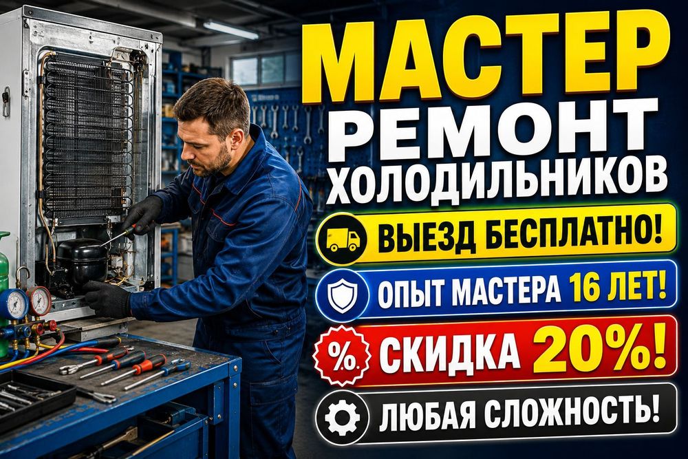 Ремонт холодильников морозильников с гарантией