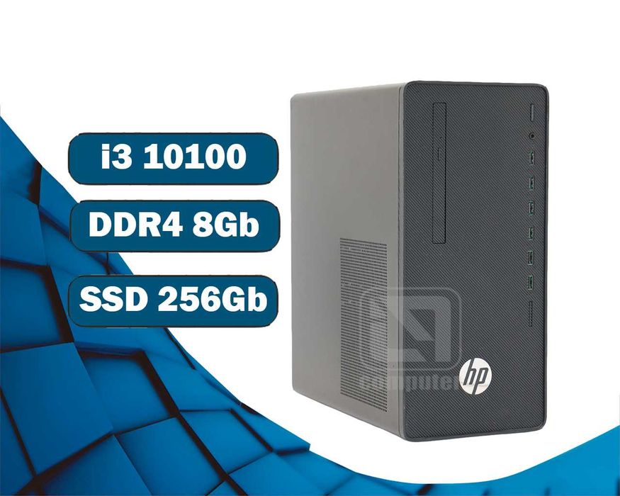 i3 10100/ 8Gb UHD Graphics 630 HP Компьютер