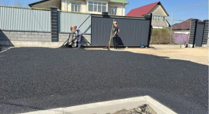 Асфальтирование Укладка