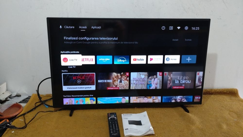 Televizor Smart 4K UHD Android Panasonic 102 cm WiFi