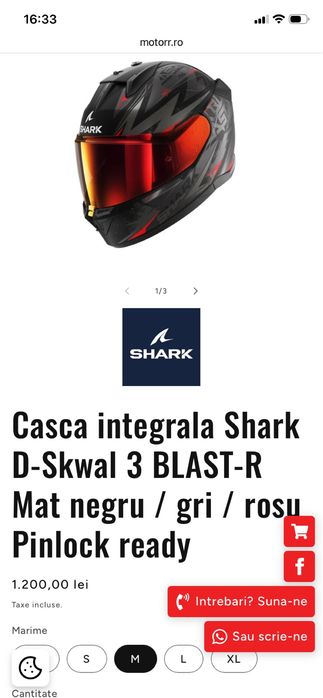 Casca moto Shark D skwal 3