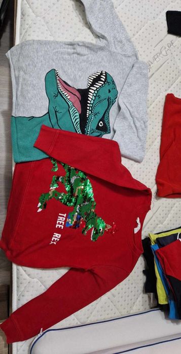 4 броя Комплект Блузи H&M,LC WAIKIKI,ADIDAS 5-6 год.