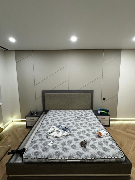 Монтаж бамбуковых панелей