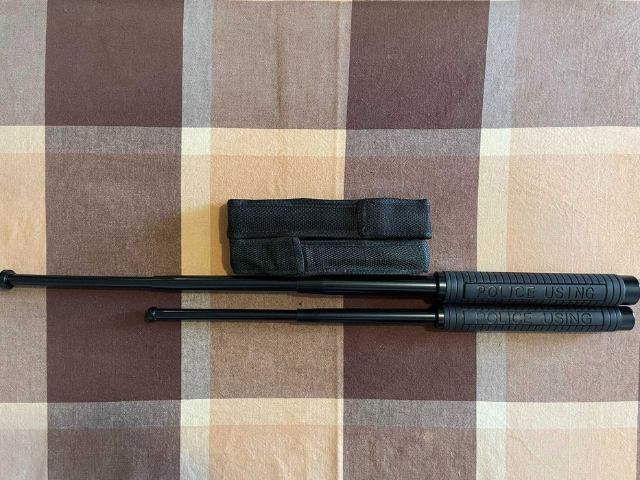 Метална полицейска палка 2- размера, електрошокове