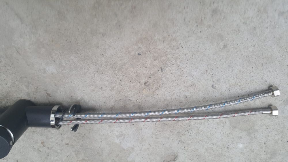 Robinet bucatarie negru  cromat calitativ