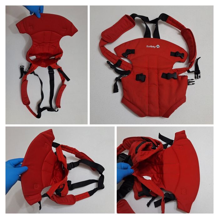 Marsupiu nou, port - bebe, ham Safety 1st Youmi Red, Rosu 3,5 - 9 Kg.