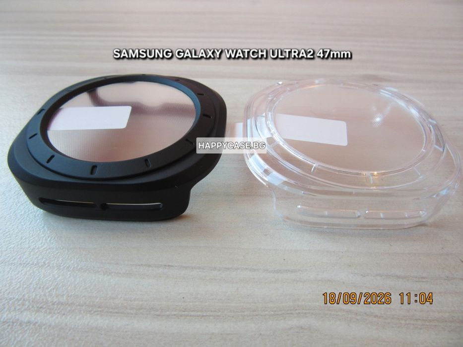 Samsung Galaxy Watch Ultra 2 2026 / 360° Твърд пластмасов кейс с вграден протектор за екран
