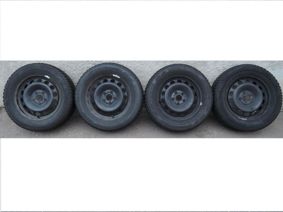 Roti jante cu anvelope Bridgestone de iarna 215/60R16