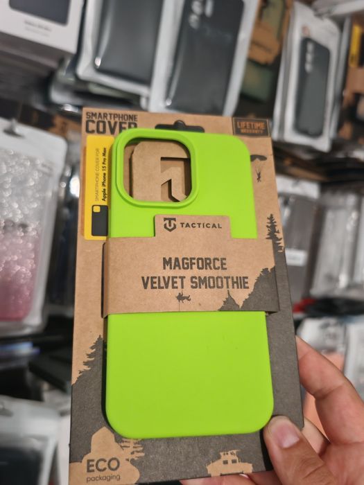 ПРОМО! IPhone 16 Pro Max Tactical MagForce Velvet гърбове