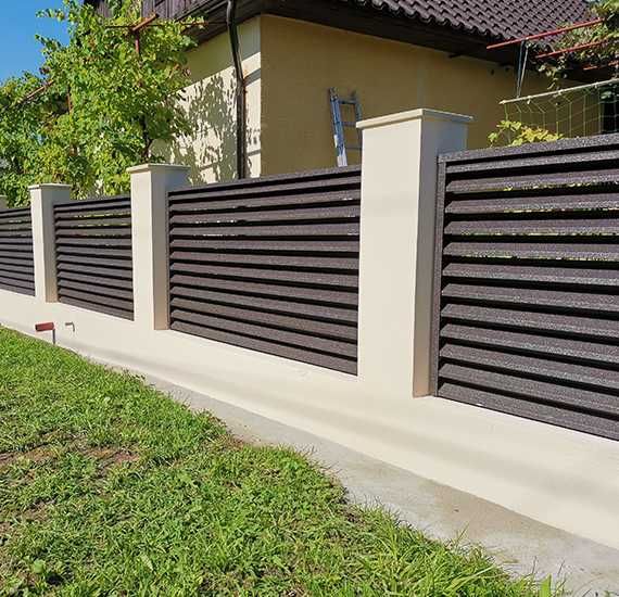 Garduri din panou stil jaluzele de diferite modele si dimensiuni