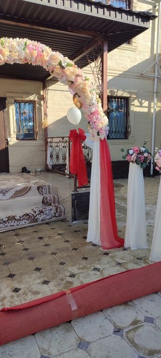 Оформление любой сложности Фотозоны Арки Шары мольберты баннера