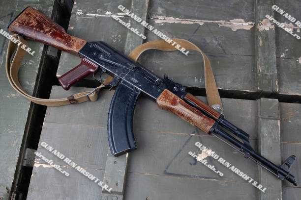 Arma AK47 AIRSOFT - Pusca ASALT Arc Puternic - Modificata - OFERTĂ!