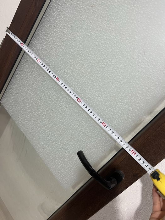 PVC  врата тъмен орех