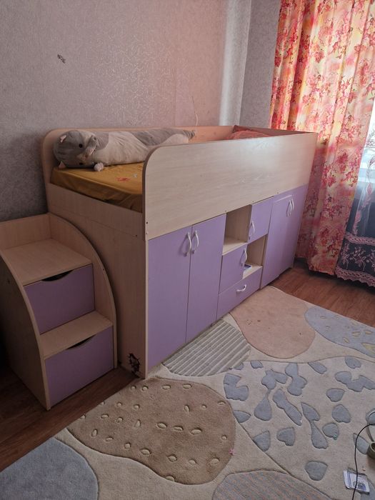 Кровать детская шкаф