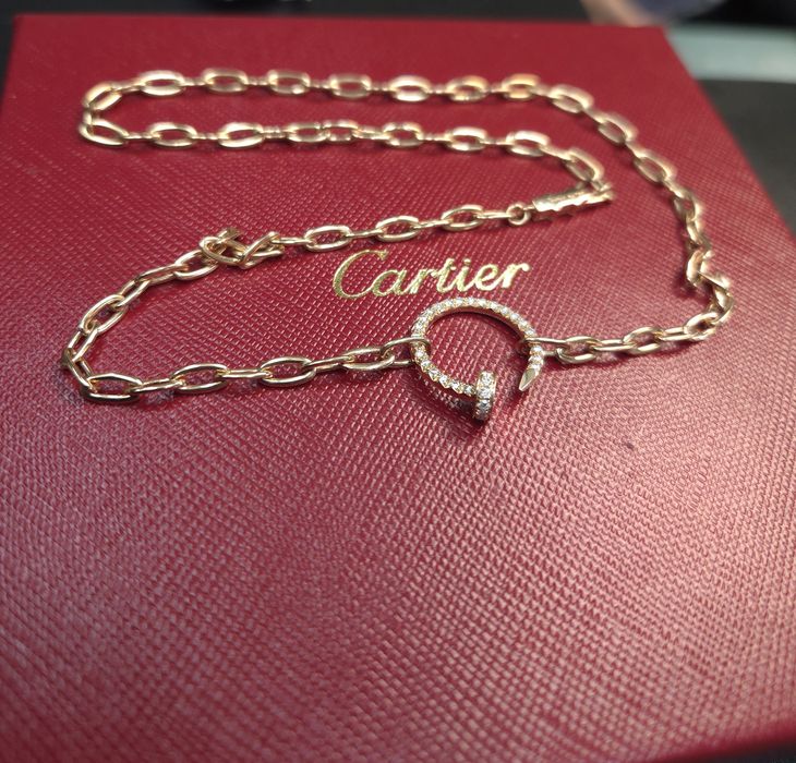 Колие Cartier Juste un Clou  диаманти