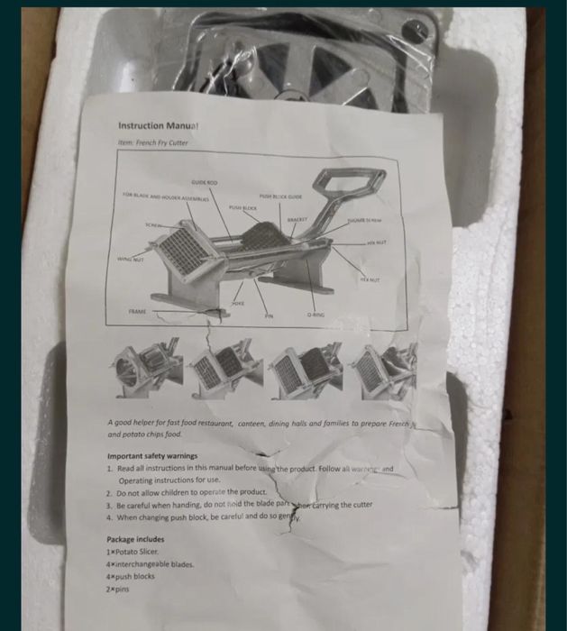 Фри резка, обощерезка для кортофеля, моркови