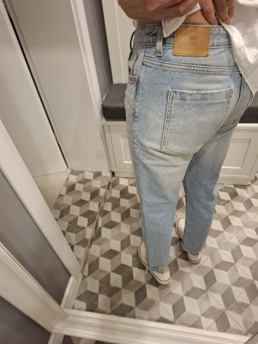 Дамски дънки Zara + подарък черни