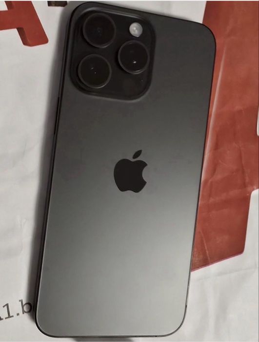 256GB iPhone 15 Pro Max A1 Гаранция 2025г. Black Titanium | Черен