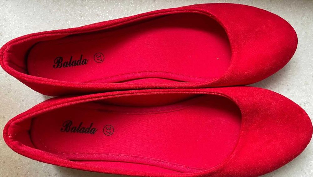 Balerini dama imitatie piele intoarsa nr.37