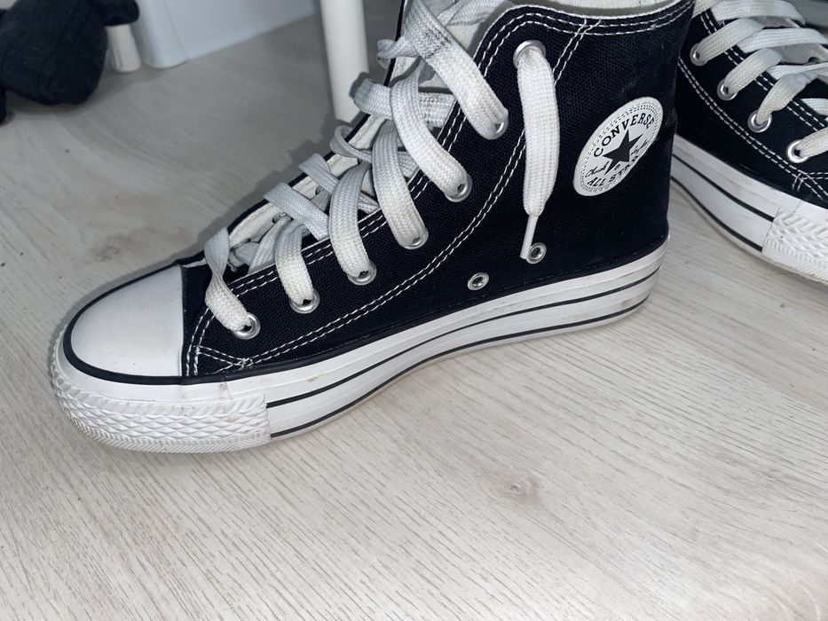 Конверсы черные новые