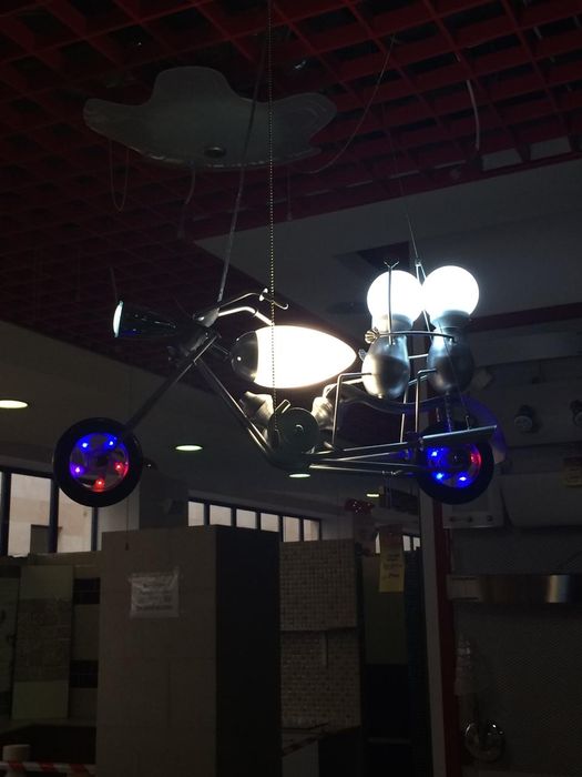 Люстра детская мотоцикл