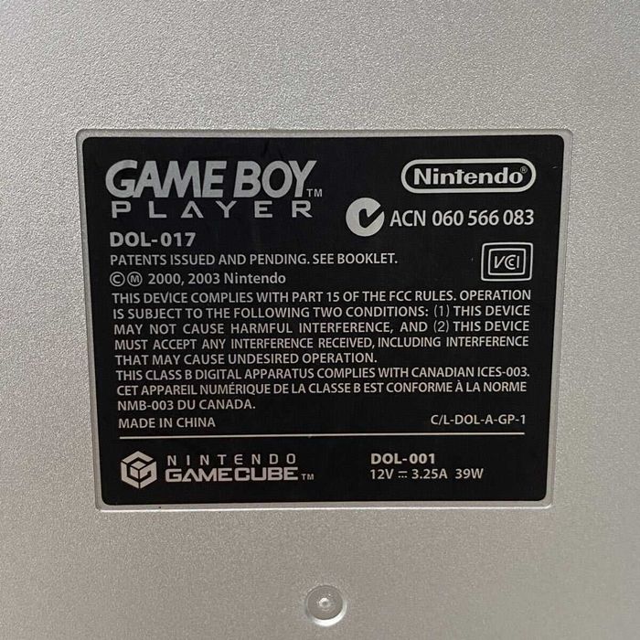 NINTENDO GAMECUBE Enjoy Plus Pack Silver Controller Skeleton