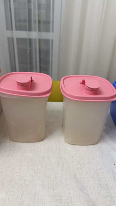 Контейнеры в холодильник от Tupperware б/у