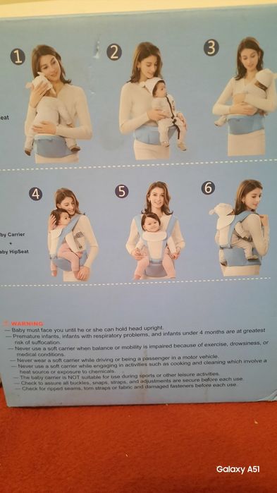Marsupiu bebe 6in1