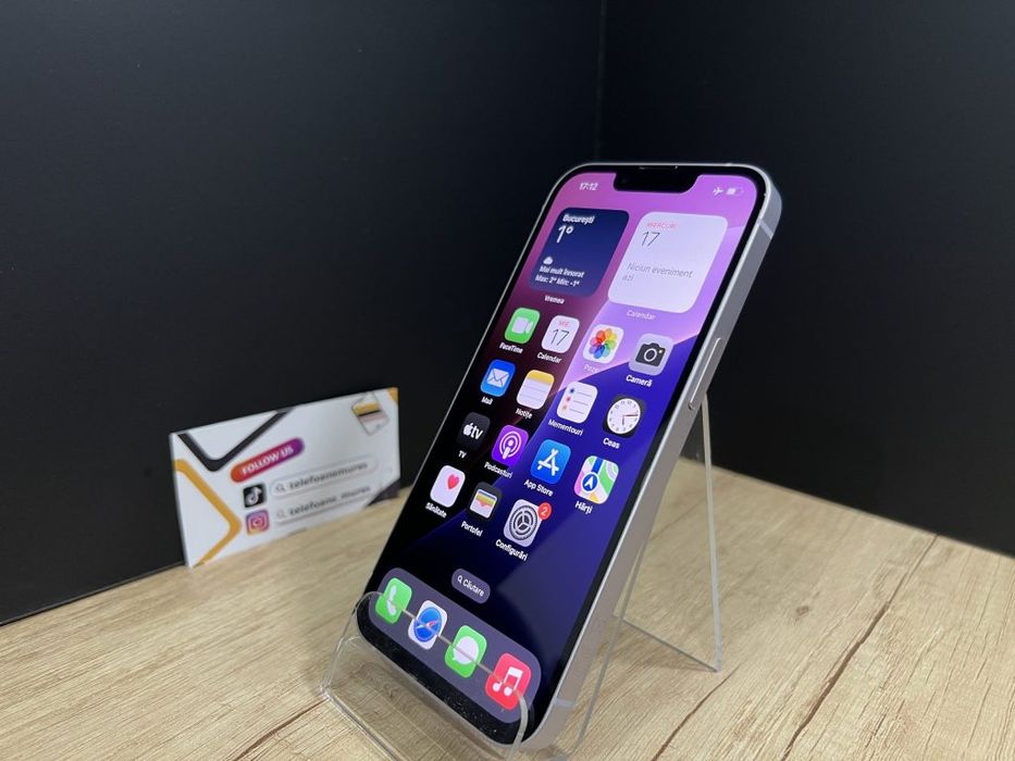 iPhone 14 128Gb Purple Second-Hand Foarte Bun 3 ani garanție, Telefoan