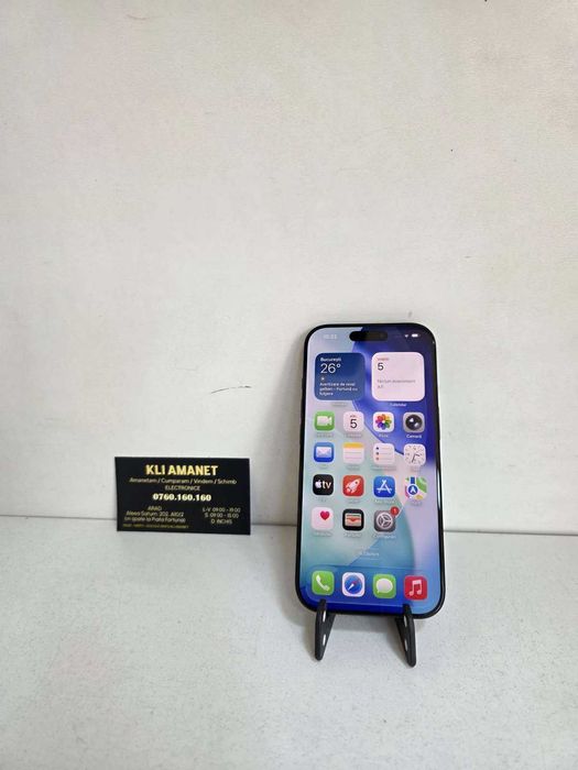 iPhone 16 Pro, Baterie 100% - KLI Amanet