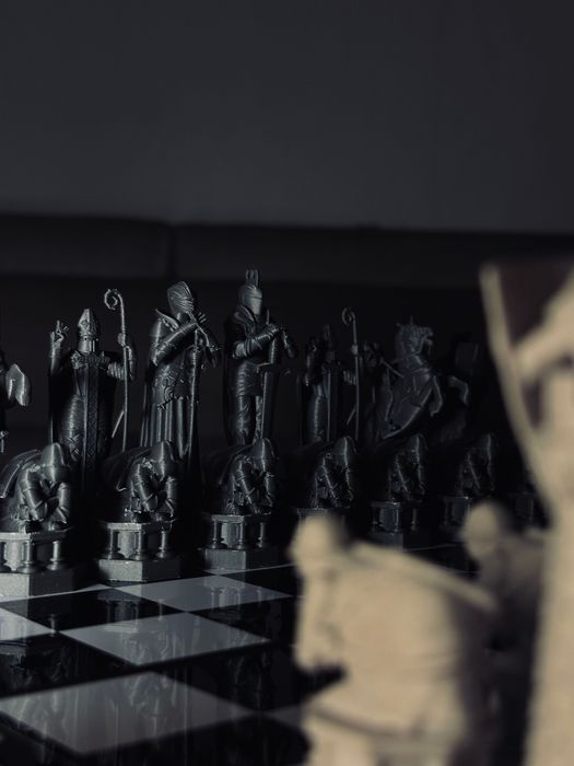 3D принтиран шах за игра