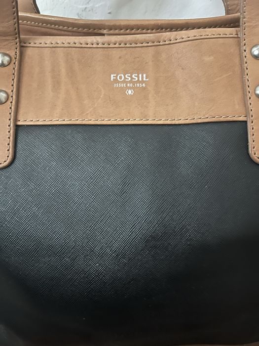Оригинална кожена чанта Fossil