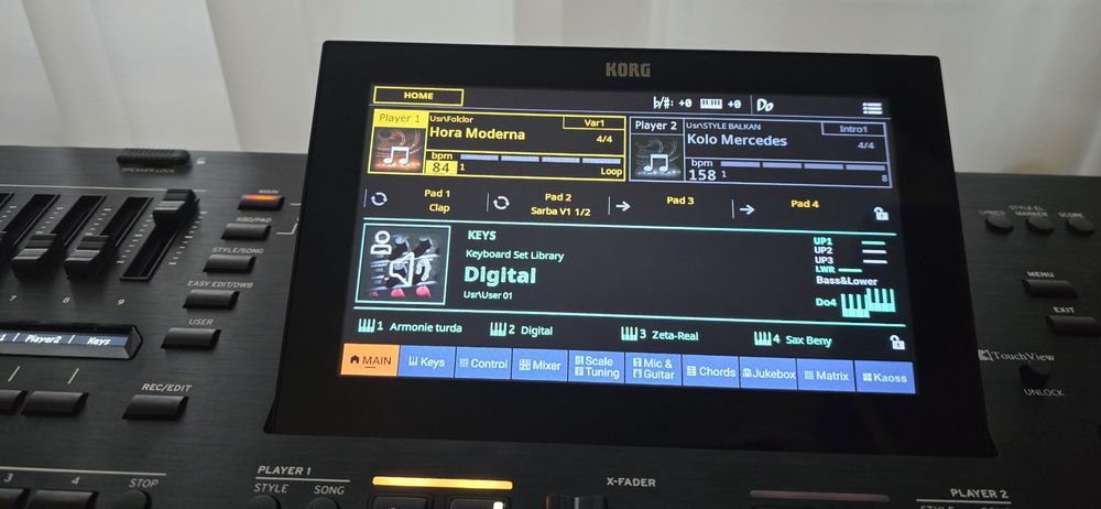 Vând seturi Korg Pa5x , Pa700, Pa4x.