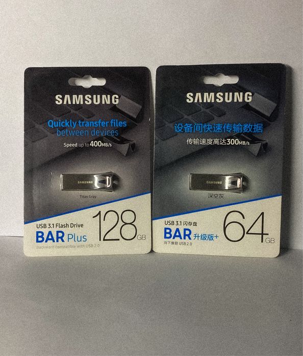 Samsung BAR Plus 128GB USB 3.1- Professionallar ushın original fleshka