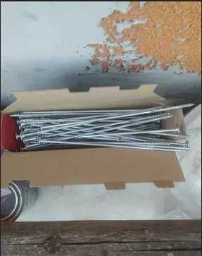 Surub autoforant lemn 8x340 mm zincat 38buc Germany