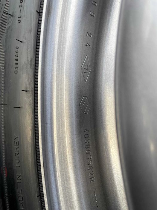 Set jante noi cu anvelope vara noi 205 75 R16c Renaut Master Movano