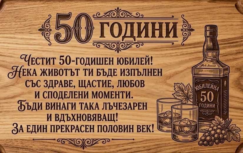 Персонализирани дъски за мезета