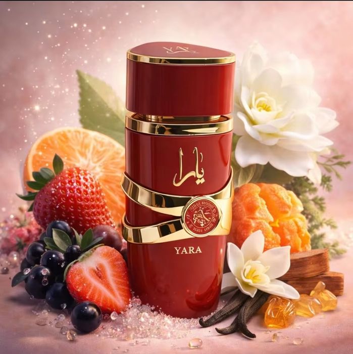 Арабски парфюми Lataffa Yara u Khamrah за мъже и жени + ароматизатори