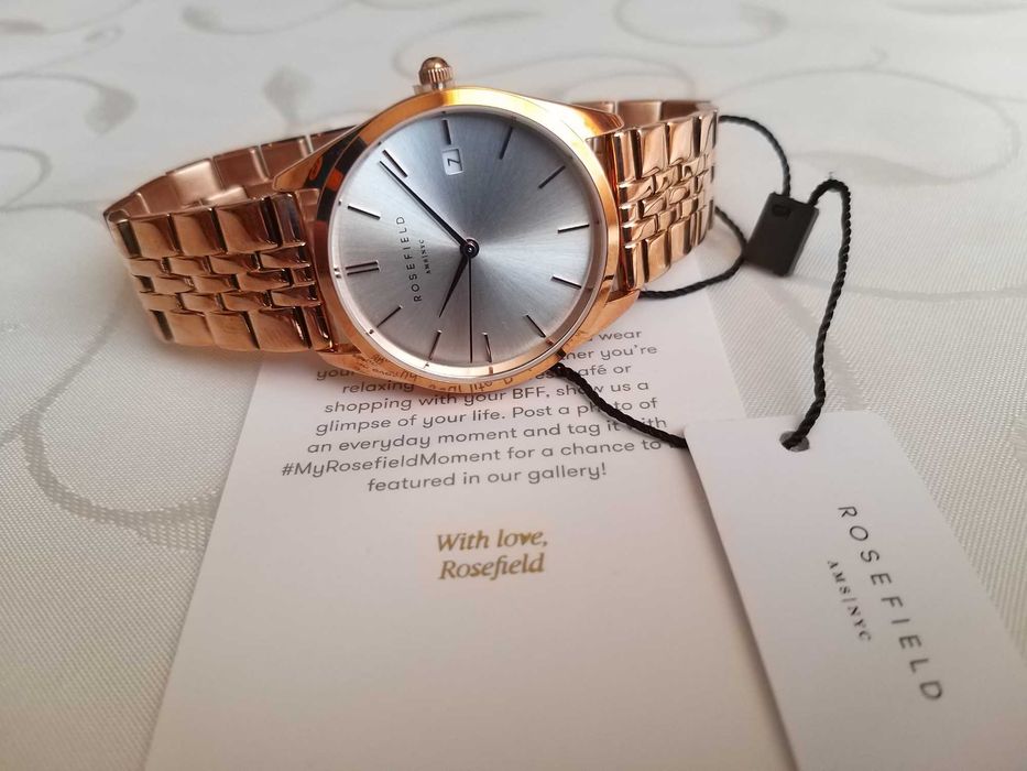 Ceas Original ROSEFIELD Gold The Ace