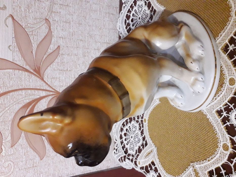 Статуэтка Бульдог сделано в СССР