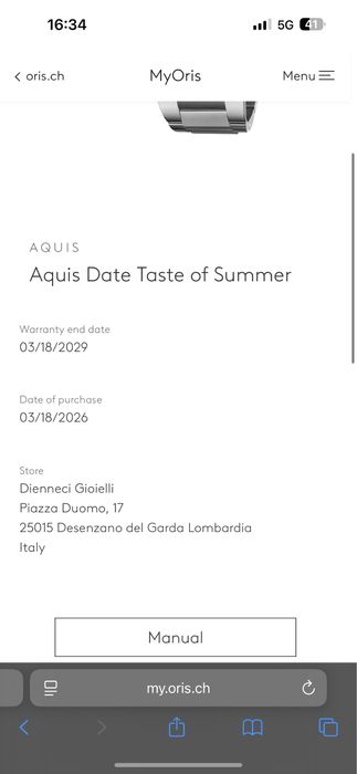 Oris Aquis Date 43,5mm