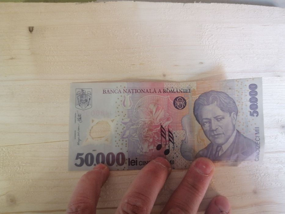 Bancnota de 50.000 vechi