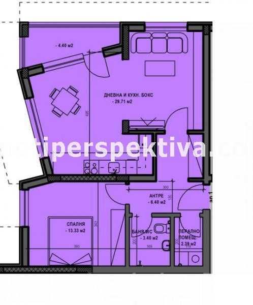 Продава се Двустаен апартамент в Пловдив, Остромила - 84 кв.м за 1118 €/кв.м - Снимка #15