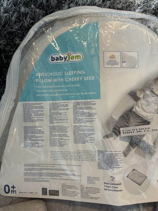 Salteluta plan inclinat si saculet cu samburi de cirese BabyJem Velvet