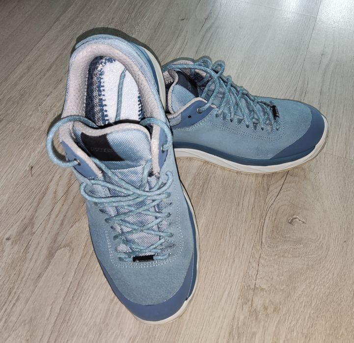 LOWA®Malta GTX LO W's Low Shoe Graphite Ice Blue, туристически обувки