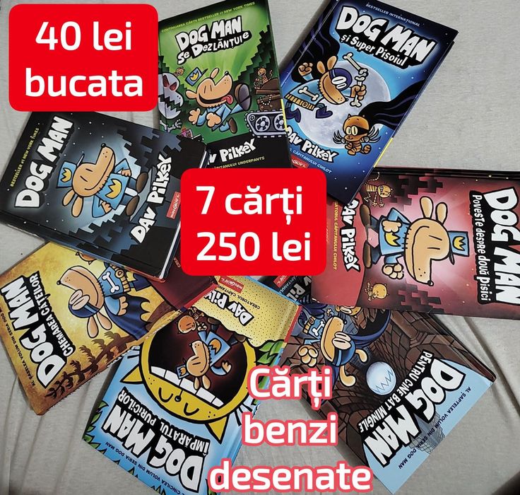 Cărți:Enciclopedia familiei,Enciclopedia Deagostini,Dog Man,cărți animale,carti povesti