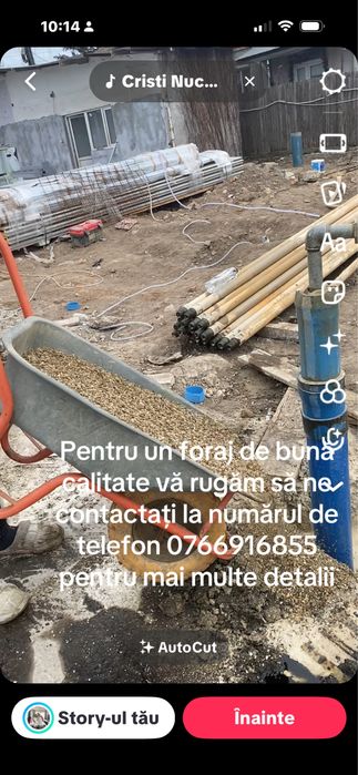 Foraje pututi apa