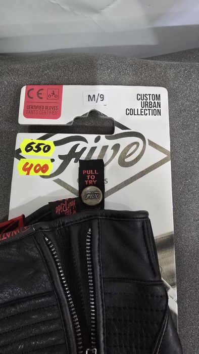 Mănuși moto piele Five Kansas WP