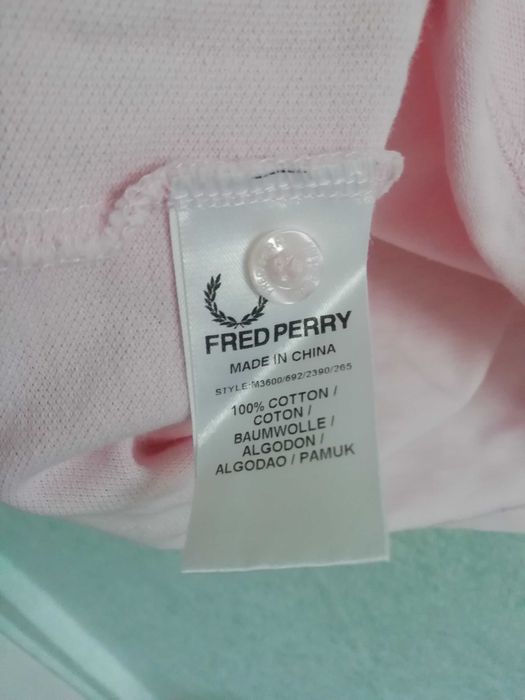 Fred Perry slim fit Polo Pink оригинална розова поло тениска