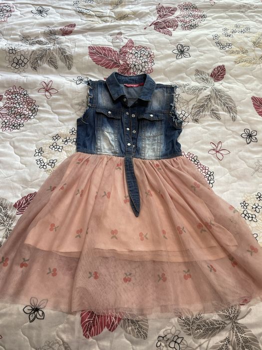 Платье летнее плюс сарафан для девочки 104рост